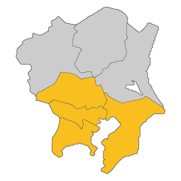 格安引っ越しe-carryの対応エリアマップ